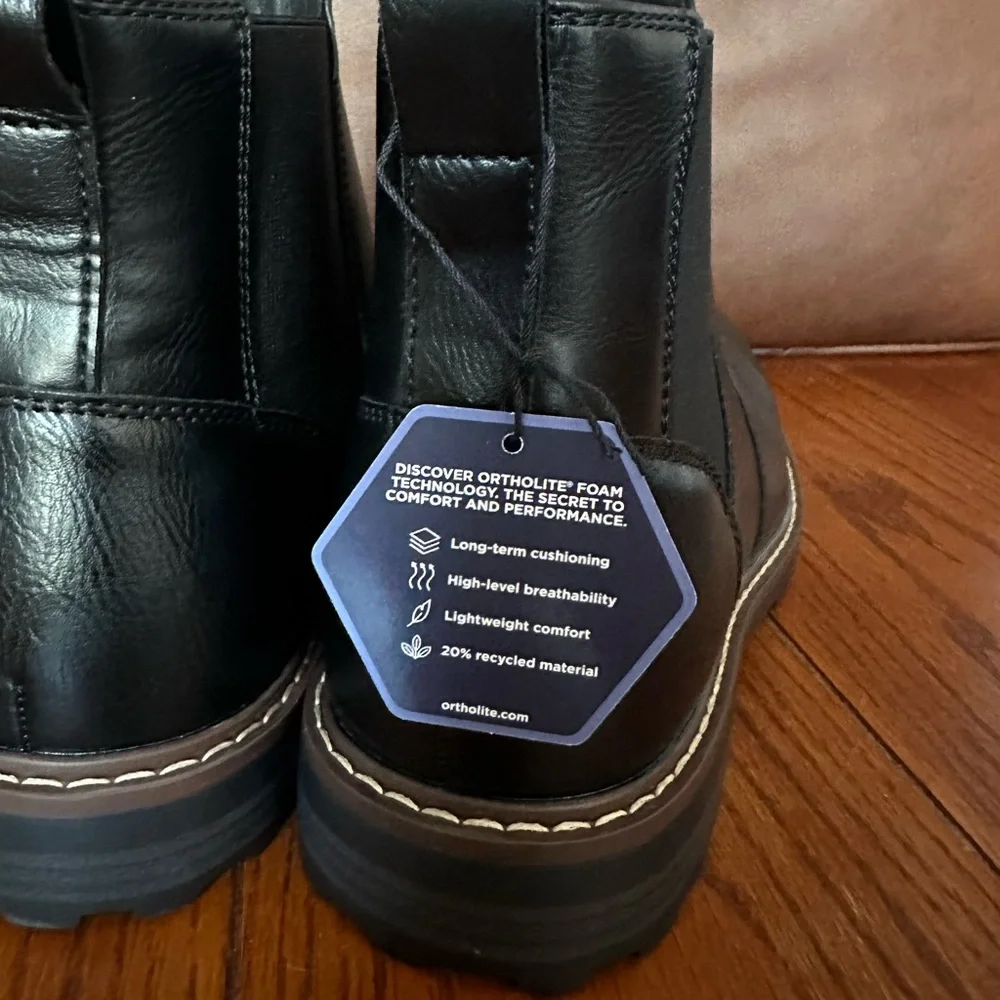 Sonoma Black Leather Chelsea Boots